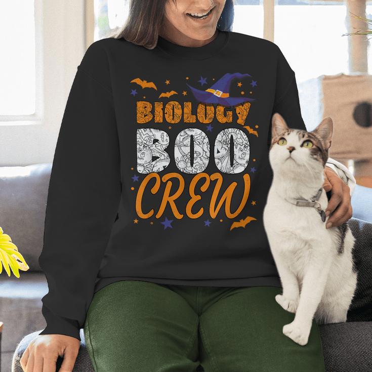 Biology Boo Crew Halloween Biology Teacher Matching For Men Women Kids Women Crewneck Sweatshirt, gift for family, gift for coworker Biology Boo Crew Halloween Biology Teacher Matching For Men Women Kids Women Crewneck Sweatshirt, gift for family, gift for coworker