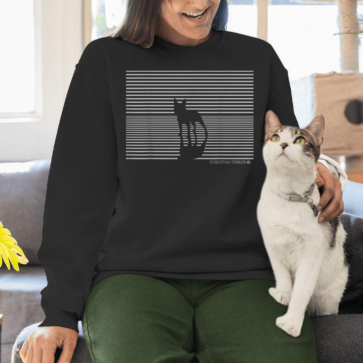 Boston Terrier Boston-Bulldog For Men Women Kids Women Crewneck Sweatshirt, gift for family, gift for coworker