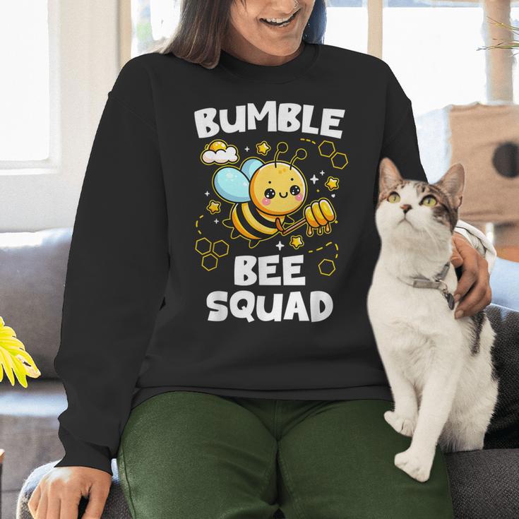 Bumble Bee Squad Honey Bumblebee Teacher Team Group Women Crewneck Sweatshirt, gift for family, gift for coworker Bumble Bee Squad Honey Bumblebee Teacher Team Group Women Crewneck Sweatshirt, gift for family, gift for coworker