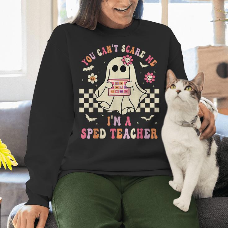 You Can't Scare Me I'm A SPED Teacher Crew Squad Halloween Women Crewneck Sweatshirt, gift for family, gift for coworker You Can't Scare Me I'm A SPED Teacher Crew Squad Halloween Women Crewneck Sweatshirt, gift for family, gift for coworker