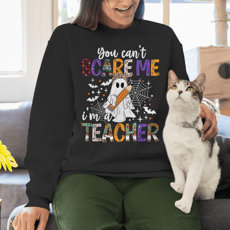 You Can't Scare Me I'm A Teacher Halloween Costume Women Crewneck Sweatshirt, gift for family, gift for coworker You Can't Scare Me I'm A Teacher Halloween Costume Women Crewneck Sweatshirt, gift for family, gift for coworker