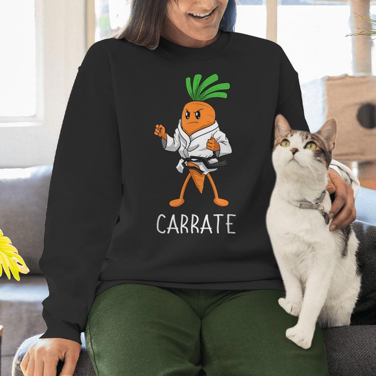 Carrate Karate Carrot Student Teacher Trainee Trainor Women Crewneck Sweatshirt, gift for family, gift for coworker Carrate Karate Carrot Student Teacher Trainee Trainor Women Crewneck Sweatshirt, gift for family, gift for coworker