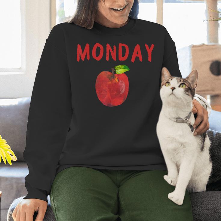 Caterpillar Friday Fruit Kindergarten Teacher Men Women Kids Women Crewneck Sweatshirt, gift for family, gift for coworker Caterpillar Friday Fruit Kindergarten Teacher Men Women Kids Women Crewneck Sweatshirt, gift for family, gift for coworker
