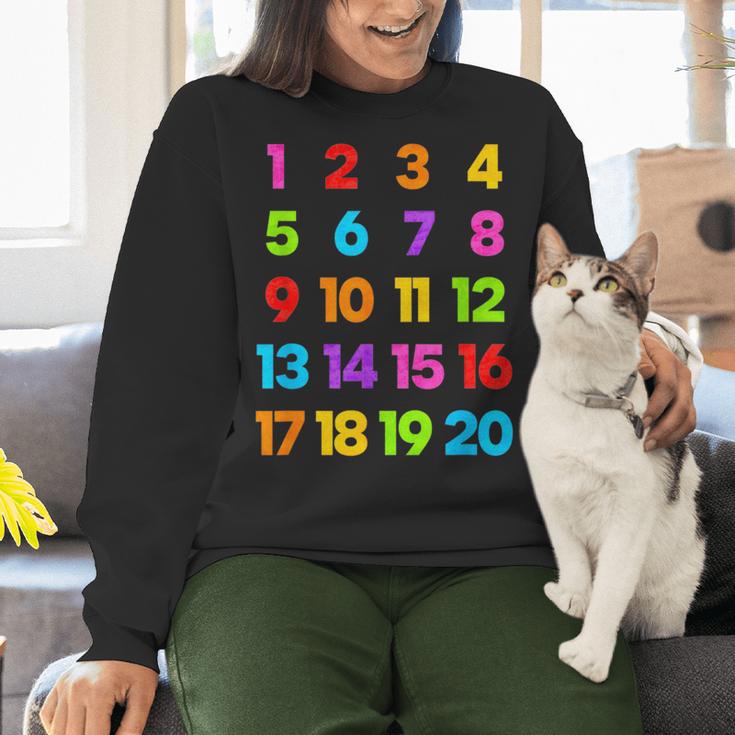 Counting 1-10 Learn To Count Number School Kids Teacher Women Crewneck Sweatshirt, gift for family, gift for coworker Counting 1-10 Learn To Count Number School Kids Teacher Women Crewneck Sweatshirt, gift for family, gift for coworker