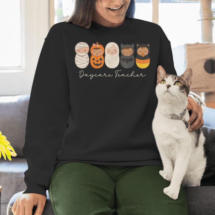 Daycare Teacher Halloween Infant Squad Spooky Childcare Fall Women Crewneck Sweatshirt, gift for family, gift for coworker Daycare Teacher Halloween Infant Squad Spooky Childcare Fall Women Crewneck Sweatshirt, gift for family, gift for coworker