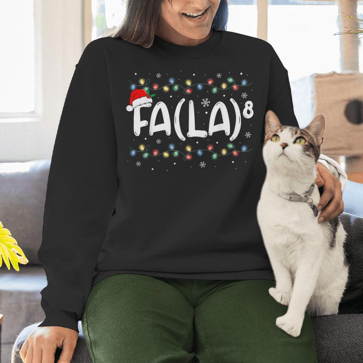 FA LA8 Christmas Santa Fa La Math Teacher Men Women Women Crewneck Sweatshirt, gift for family, gift for coworker FA LA8 Christmas Santa Fa La Math Teacher Men Women Women Crewneck Sweatshirt, gift for family, gift for coworker