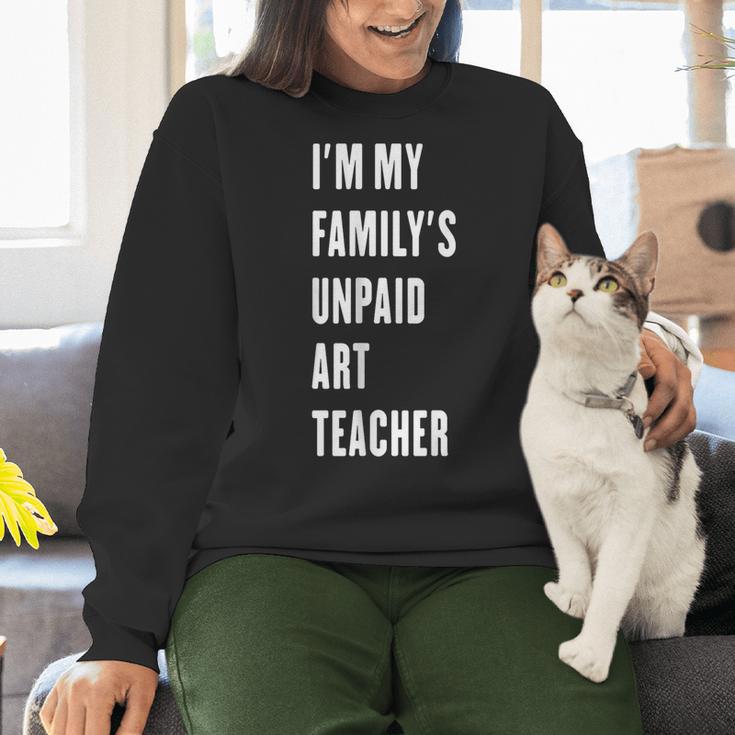 Funny Art Teacher Women Crewneck Sweatshirt, gift for family, gift for coworker Funny Art Teacher Women Crewneck Sweatshirt, gift for family, gift for coworker