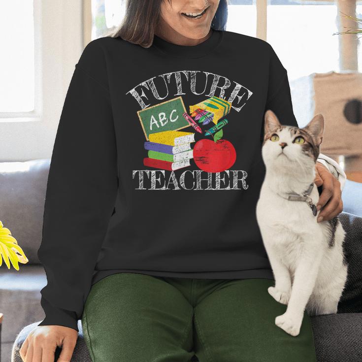 Future Teacher Costume Tee For Men Women Adults And Kids Women Crewneck Sweatshirt, Future Teacher Sweatshirts, gift for family, gift for coworker