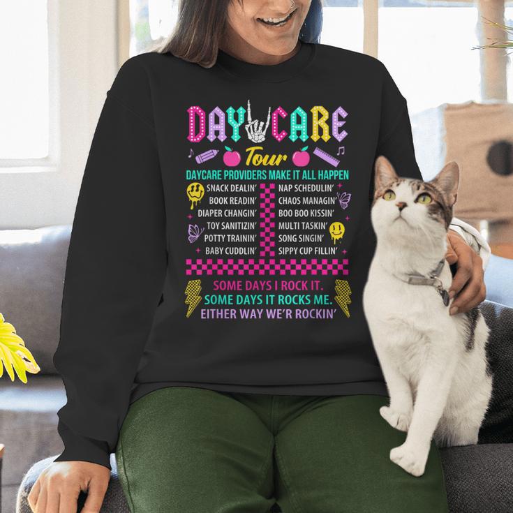 Groovy Day Care Some Days I Rock It Day Care Teacher Life Women Crewneck Sweatshirt, Groovy Teacher Sweatshirts, gift for family, gift for coworker Groovy Day Care Some Days I Rock It Day Care Teacher Life Women Crewneck Sweatshirt, Groovy Teacher Sweatshirts, gift for family, gift for coworker