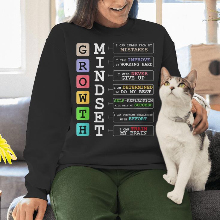 Growth Mindset Shirt Positive School Classroom Teacher Women Crewneck Sweatshirt, gift for family, gift for coworker Growth Mindset Shirt Positive School Classroom Teacher Women Crewneck Sweatshirt, gift for family, gift for coworker