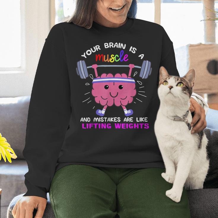 Growth Mindset Teacher Shirt Inspirational Shirts Women Crewneck Sweatshirt, gift for family, gift for coworker