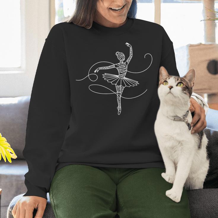 Halloween Ballet Mummy Ballerina Spooky Dance Teacher Women Women Crewneck Sweatshirt, gift for family, gift for coworker Halloween Ballet Mummy Ballerina Spooky Dance Teacher Women Women Crewneck Sweatshirt, gift for family, gift for coworker