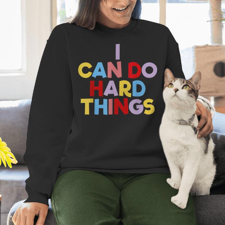 I Can Do Hard Things Teacher Inspiration Do Hard Things Women Crewneck Sweatshirt, gift for family, gift for coworker I Can Do Hard Things Teacher Inspiration Do Hard Things Women Crewneck Sweatshirt, gift for family, gift for coworker