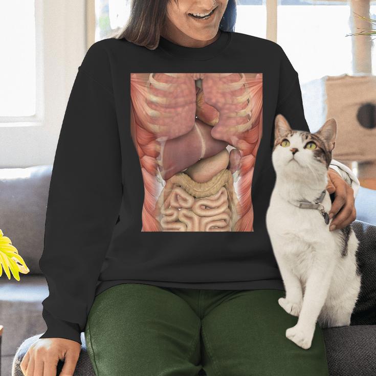 Human Muscles Organs Scary Anatomy Teacher Halloween Costume Women Crewneck Sweatshirt, gift for family, gift for coworker Human Muscles Organs Scary Anatomy Teacher Halloween Costume Women Crewneck Sweatshirt, gift for family, gift for coworker