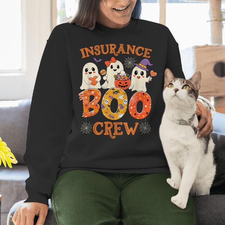 Insurance Boo Crew Halloween Spooky Costume Teacher Women Crewneck Sweatshirt, gift for family, gift for coworker Insurance Boo Crew Halloween Spooky Costume Teacher Women Crewneck Sweatshirt, gift for family, gift for coworker