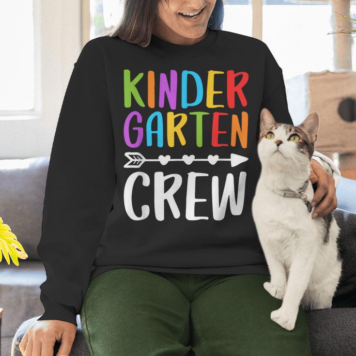 Kindergarten Crew Shirt Kinder Crew Teacher Boy Girl Women Crewneck Sweatshirt, gift for family, gift for coworker