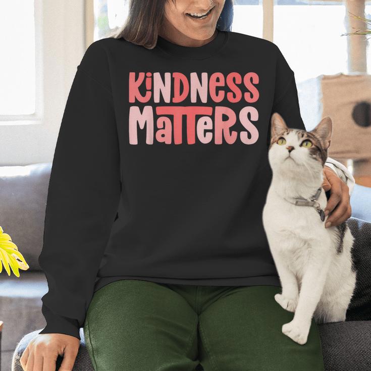 Kindness Matters Anti Bullying Shirts Teacher Child Women Crewneck Sweatshirt, gift for family, gift for coworker Kindness Matters Anti Bullying Shirts Teacher Child Women Crewneck Sweatshirt, gift for family, gift for coworker