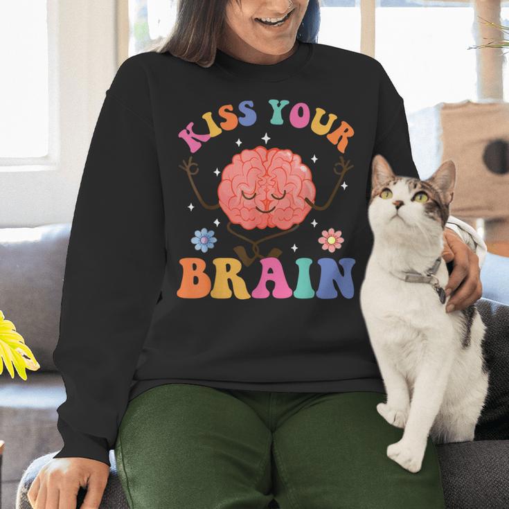 Kiss Your Brain Sped Teacher Appreciation Back To School Kid Women Crewneck Sweatshirt, gift for family, gift for coworker Kiss Your Brain Sped Teacher Appreciation Back To School Kid Women Crewneck Sweatshirt, gift for family, gift for coworker