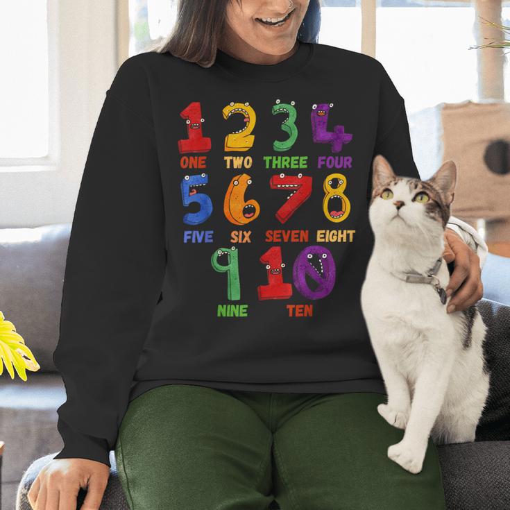 Learning Math Numbers Counting Back To School Teacher For Men Women Girls Kids Women Crewneck Sweatshirt, gift for family, gift for coworker Learning Math Numbers Counting Back To School Teacher For Men Women Girls Kids Women Crewneck Sweatshirt, gift for family, gift for coworker