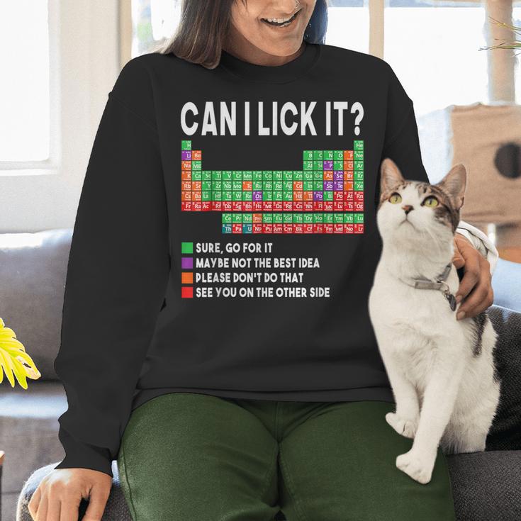 Can I Lick It Periodic Table Science Teacher Boy And Girls Women Crewneck Sweatshirt, Science Teacher Sweatshirts, gift for family, gift for coworker Can I Lick It Periodic Table Science Teacher Boy And Girls Women Crewneck Sweatshirt, Science Teacher Sweatshirts, gift for family, gift for coworker
