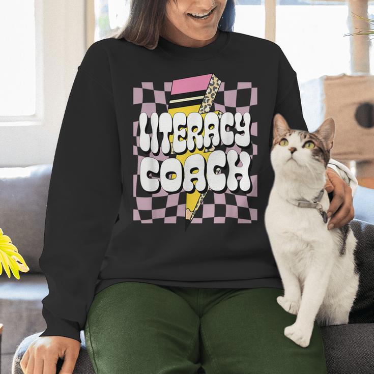 Literacy Coach Reading Specialist Facilitator Lead Teacher Women Crewneck Sweatshirt, gift for family, gift for coworker Literacy Coach Reading Specialist Facilitator Lead Teacher Women Crewneck Sweatshirt, gift for family, gift for coworker