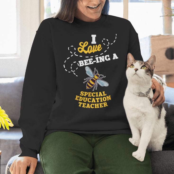 I Love Bee-Ing A Special Education Teacher Honey Bee Job For Men Women Women Crewneck Sweatshirt, gift for family, gift for coworker I Love Bee-Ing A Special Education Teacher Honey Bee Job For Men Women Women Crewneck Sweatshirt, gift for family, gift for coworker
