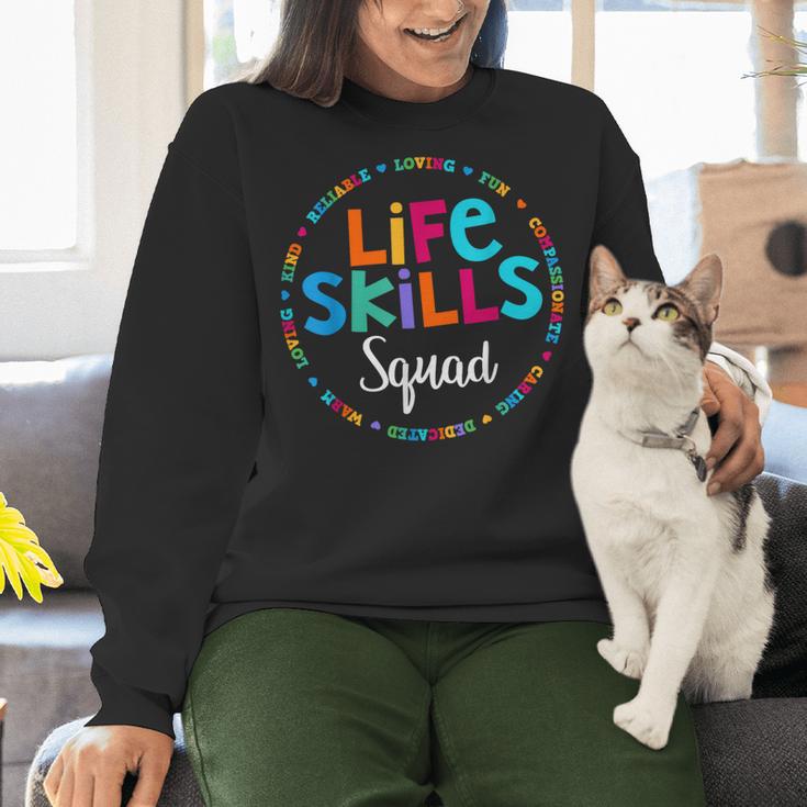 Matching Life Skills Squad Teacher Special Ed SPED Team Crew Women Crewneck Sweatshirt, gift for family, gift for coworker Matching Life Skills Squad Teacher Special Ed SPED Team Crew Women Crewneck Sweatshirt, gift for family, gift for coworker