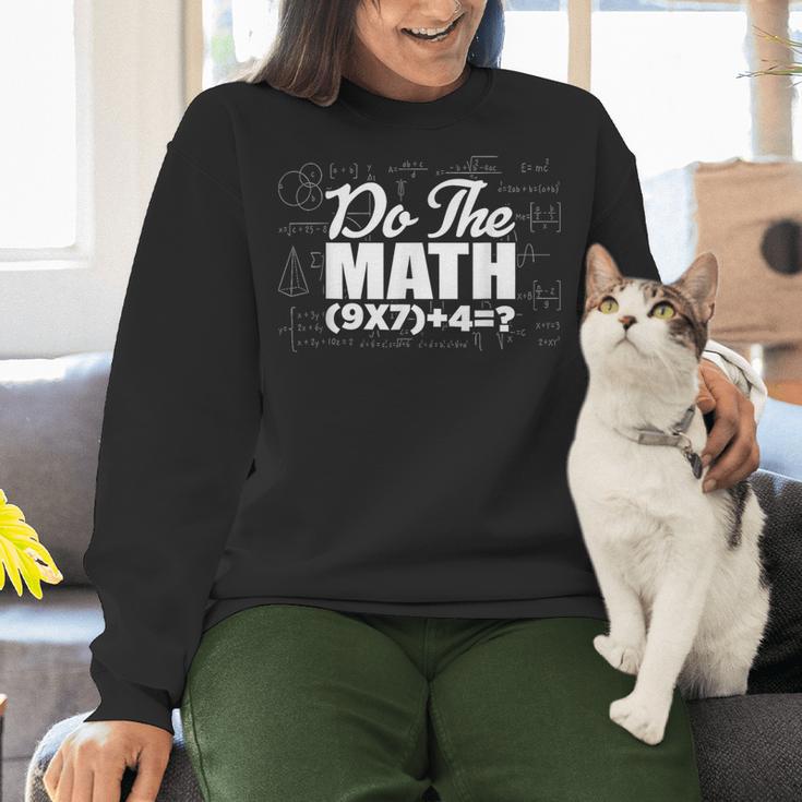 Do The Math 67 Meme Six Seven Men Women Teacher Women Crewneck Sweatshirt, gift for family, gift for coworker