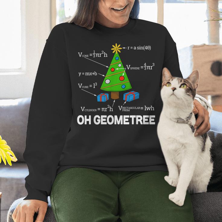 Math Geometry Christmas Tree Geometree Teacher Women Crewneck Sweatshirt, gift for family, gift for coworker Math Geometry Christmas Tree Geometree Teacher Women Crewneck Sweatshirt, gift for family, gift for coworker
