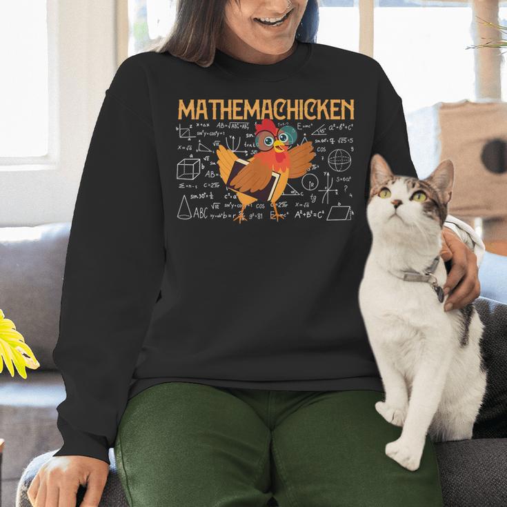 Math Nerd The Mathemachicken a Math Teacher Women Crewneck Sweatshirt, gift for family, gift for coworker Math Nerd The Mathemachicken a Math Teacher Women Crewneck Sweatshirt, gift for family, gift for coworker