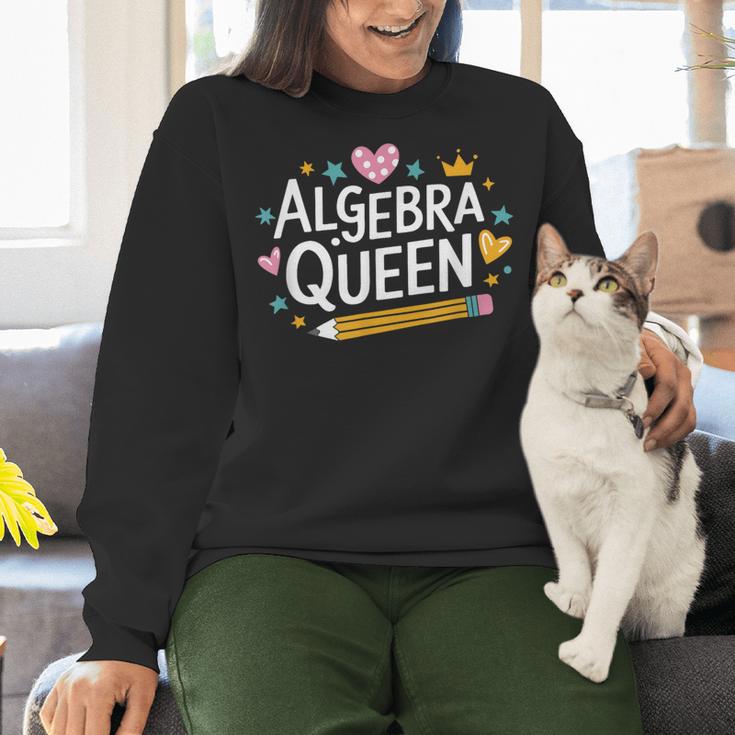 Mathematician And Mathematics Teacher Algebra Queen Women Crewneck Sweatshirt, gift for family, gift for coworker Mathematician And Mathematics Teacher Algebra Queen Women Crewneck Sweatshirt, gift for family, gift for coworker
