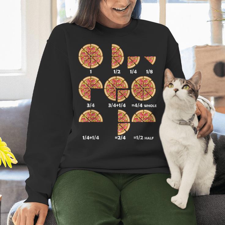 Maths Day Costume Idea Kids Teachers Pizza Slice Fraction Women Crewneck Sweatshirt, gift for family, gift for coworker Maths Day Costume Idea Kids Teachers Pizza Slice Fraction Women Crewneck Sweatshirt, gift for family, gift for coworker