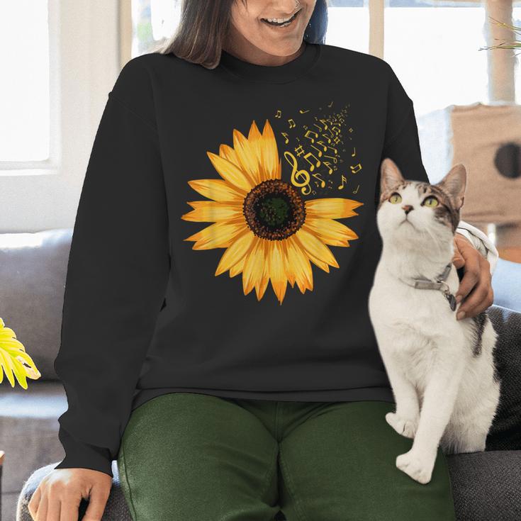 Music For Men Women Music Teacher Music Lover Women Crewneck Sweatshirt, gift for family, gift for coworker