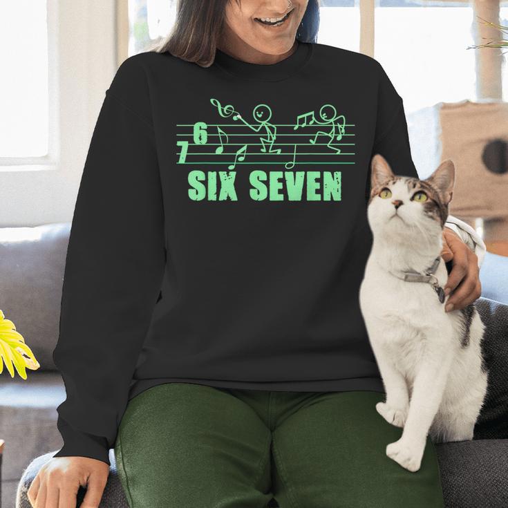 Musical 67 Music Meme Slang Six Seven Music Teacher Women Crewneck Sweatshirt, gift for family, gift for coworker Musical 67 Music Meme Slang Six Seven Music Teacher Women Crewneck Sweatshirt, gift for family, gift for coworker