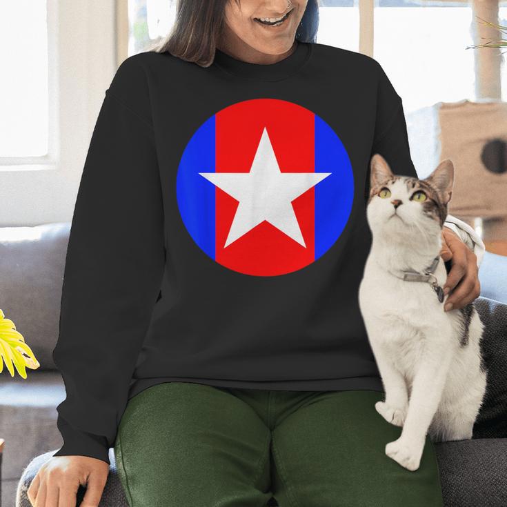 Nerdy Captain Sweatpants Retro Comic Book Fan Teacher Women Crewneck Sweatshirt, gift for family, gift for coworker Nerdy Captain Sweatpants Retro Comic Book Fan Teacher Women Crewneck Sweatshirt, gift for family, gift for coworker
