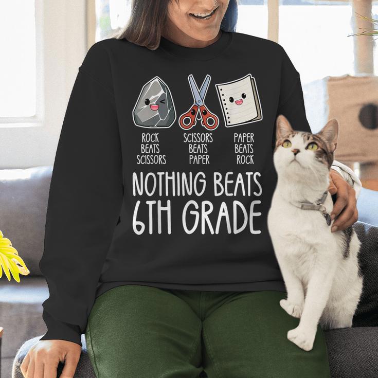 Nothing Beats 6th Grade Back To School Kids Teachers Women Crewneck Sweatshirt, gift for family, gift for coworker Nothing Beats 6th Grade Back To School Kids Teachers Women Crewneck Sweatshirt, gift for family, gift for coworker