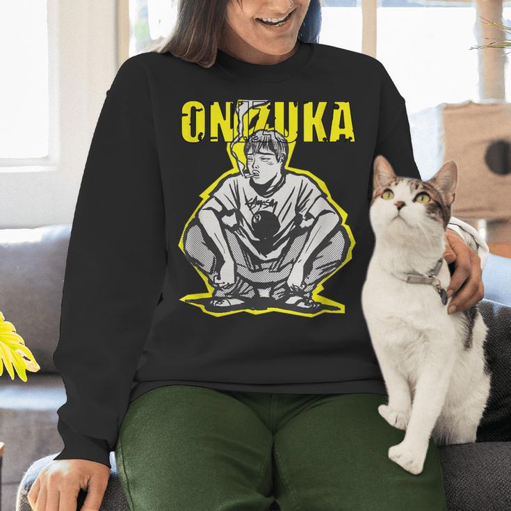 Onizuka Great Teacher Classic Anime Women Crewneck Sweatshirt, gift for family, gift for coworker Onizuka Great Teacher Classic Anime Women Crewneck Sweatshirt, gift for family, gift for coworker