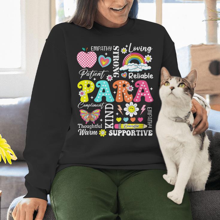 Paras Make It Possible Paraprofessional Paraeducator Teacher Women Crewneck Sweatshirt, gift for family, gift for coworker Paras Make It Possible Paraprofessional Paraeducator Teacher Women Crewneck Sweatshirt, gift for family, gift for coworker