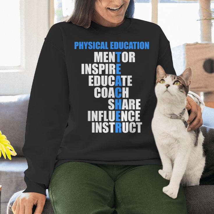 PE Physical Education Teacher For PE Teacher Women Crewneck Sweatshirt, Pe Teacher Sweatshirts, gift for family, gift for coworker