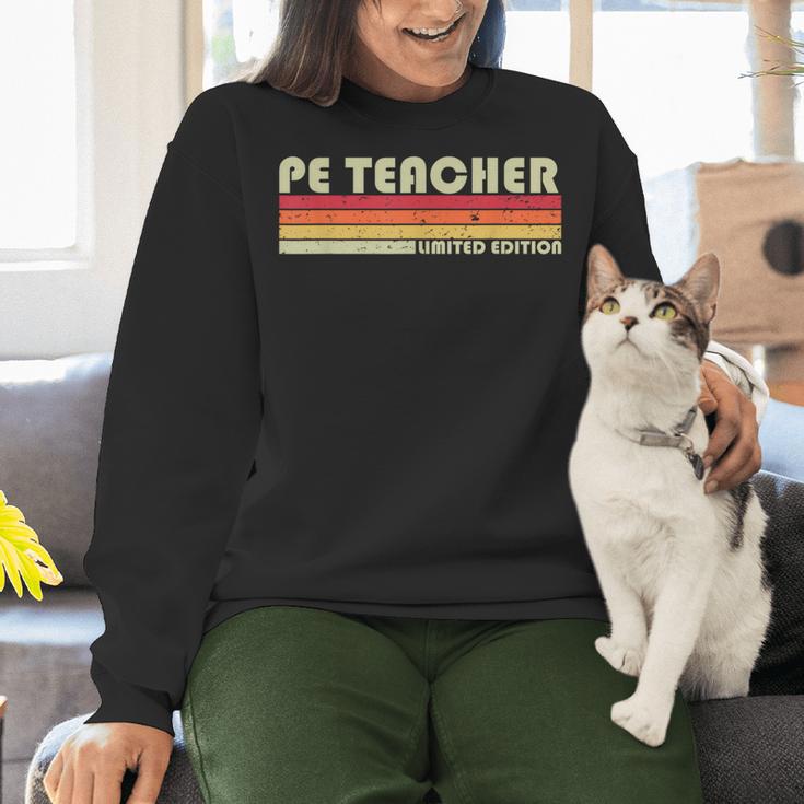 PE TEACHER Job Title Profession Birthday Worker Idea Women Crewneck Sweatshirt, Pe Teacher Sweatshirts, gift for family, gift for coworker