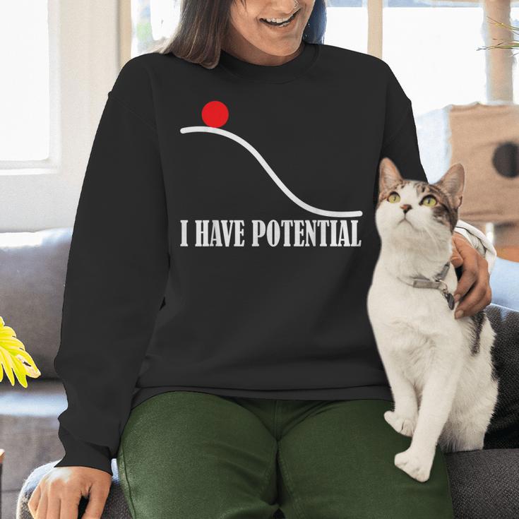 Physics I Have Potential Energy Physics Teacher Women Crewneck Sweatshirt, gift for family, gift for coworker Physics I Have Potential Energy Physics Teacher Women Crewneck Sweatshirt, gift for family, gift for coworker