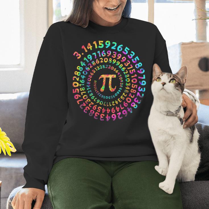 Pi Day Math Teacher Tie Dye Spiral Pi 314 Pi Day Women Crewneck Sweatshirt, gift for family, gift for coworker Pi Day Math Teacher Tie Dye Spiral Pi 314 Pi Day Women Crewneck Sweatshirt, gift for family, gift for coworker