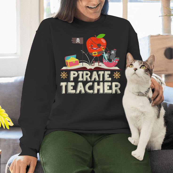 Pirate Teacher Men Women Kids Women Crewneck Sweatshirt, gift for family, gift for coworker Pirate Teacher Men Women Kids Women Crewneck Sweatshirt, gift for family, gift for coworker