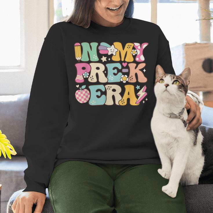 In My Pre-K Era Girl Back To School Cute PreSchool Teacher Women Crewneck Sweatshirt, gift for family, gift for coworker In My Pre-K Era Girl Back To School Cute PreSchool Teacher Women Crewneck Sweatshirt, gift for family, gift for coworker