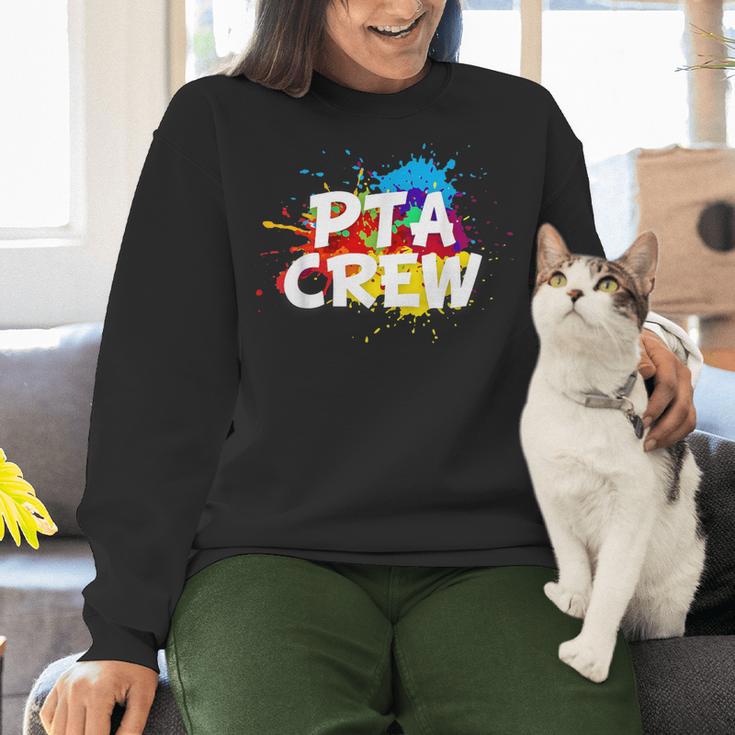 PTA Crew Back To School Volunteer Board Mom Parent Teacher Women Crewneck Sweatshirt, gift for family, gift for coworker PTA Crew Back To School Volunteer Board Mom Parent Teacher Women Crewneck Sweatshirt, gift for family, gift for coworker