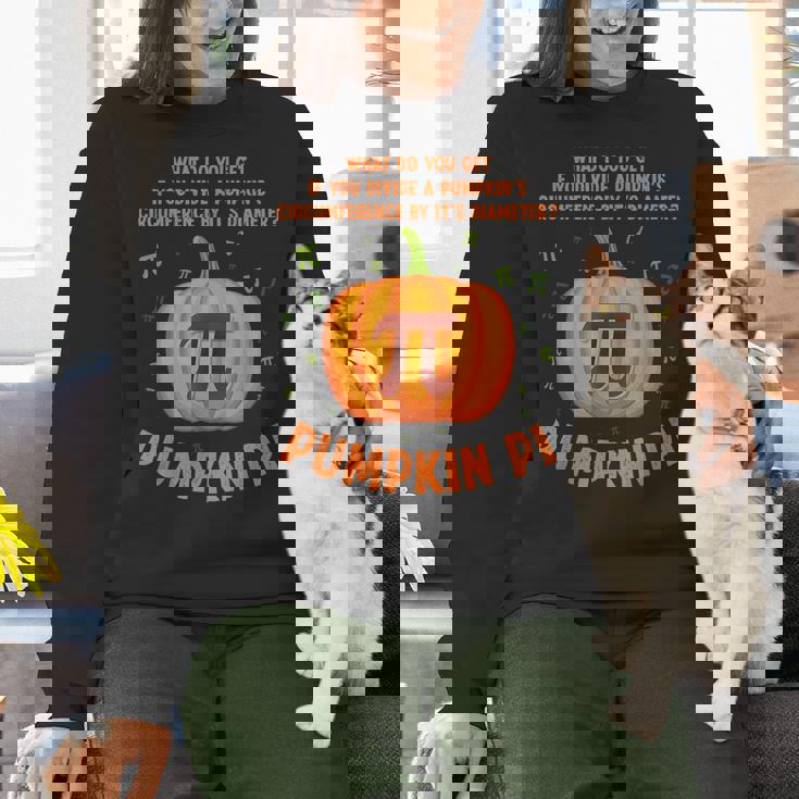 Pumpkin Pie Pi Math Teacher Shirt Halloween Men Adult Women Crewneck Sweatshirt, gift for family, gift for coworker