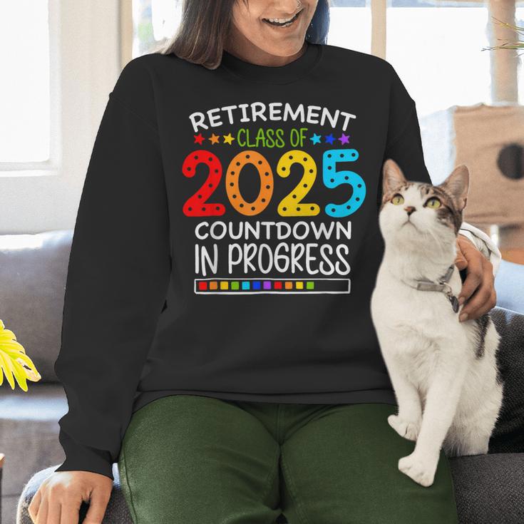 Retirement Class Of 2025 Teacher Countdown Loading Teacher Women Crewneck Sweatshirt, gift for family, gift for coworker