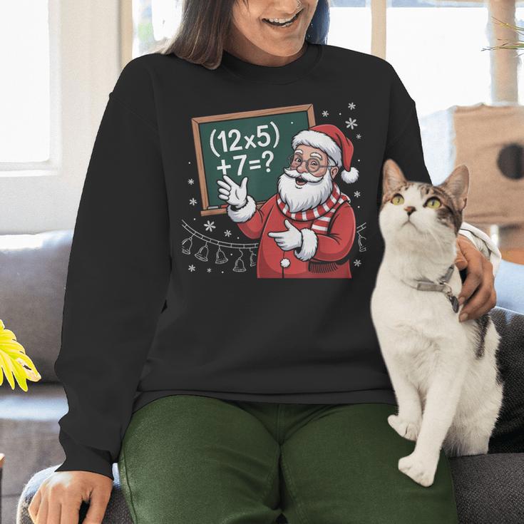 Santa Teacher 67 Math Christmas Xmas Holiday Number 67 Women Crewneck Sweatshirt, gift for family, gift for coworker Santa Teacher 67 Math Christmas Xmas Holiday Number 67 Women Crewneck Sweatshirt, gift for family, gift for coworker