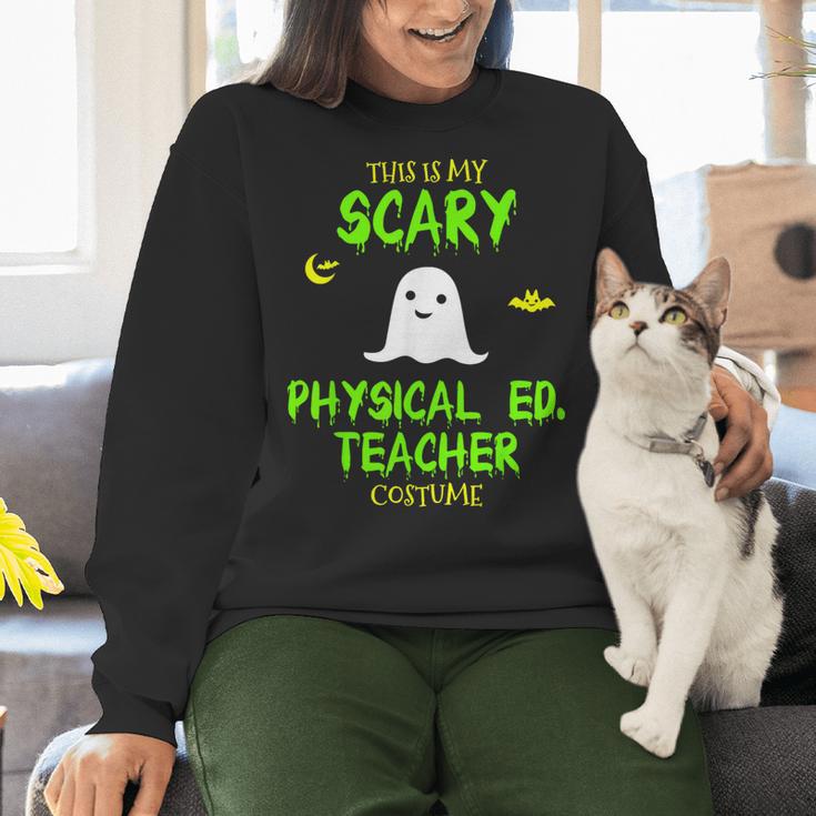 Scary Physical Education Ed Teacher Costume Halloween Easy Women Crewneck Sweatshirt, gift for family, gift for coworker Scary Physical Education Ed Teacher Costume Halloween Easy Women Crewneck Sweatshirt, gift for family, gift for coworker