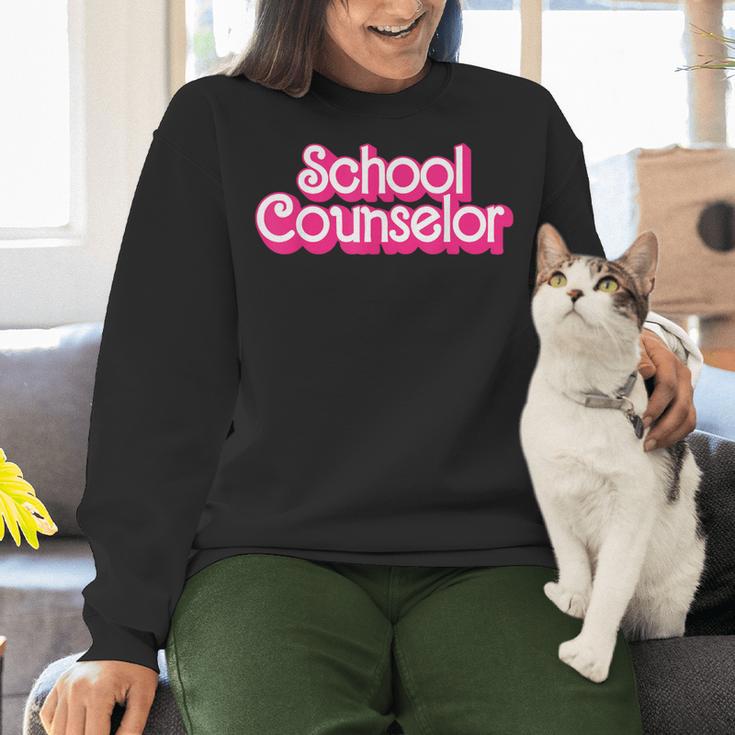School Counselor Back To School Teacher Life Women Crewneck Sweatshirt, gift for family, gift for coworker School Counselor Back To School Teacher Life Women Crewneck Sweatshirt, gift for family, gift for coworker